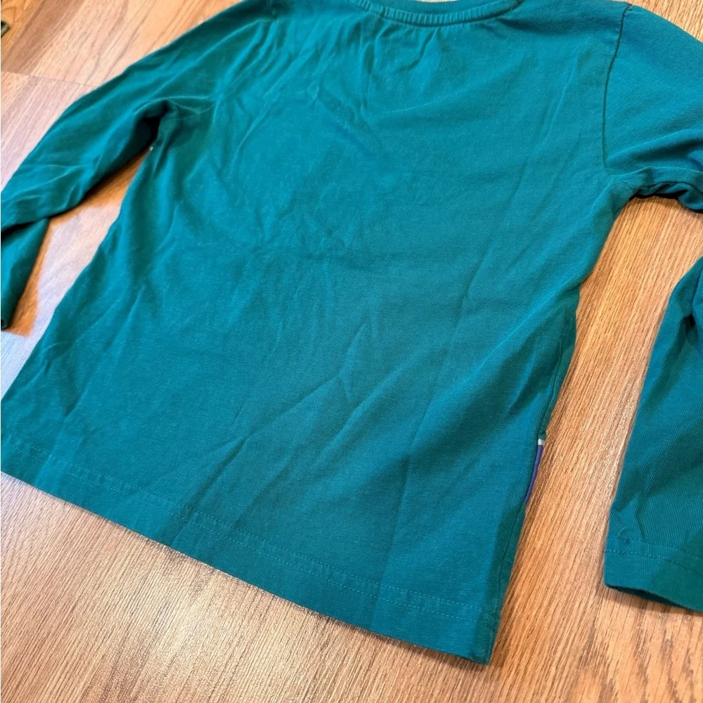 Mini Boden Festive Green Elf Kids Shirt 110cm 4-5 Kids Christmas - Picture 5 of 5